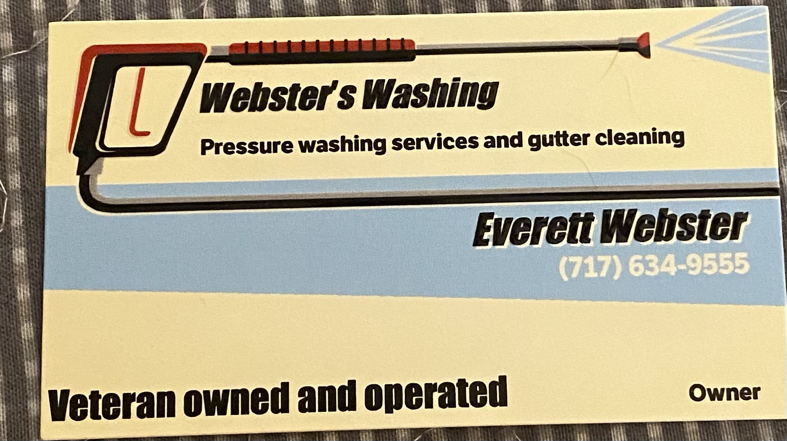 Websters Washing logo
