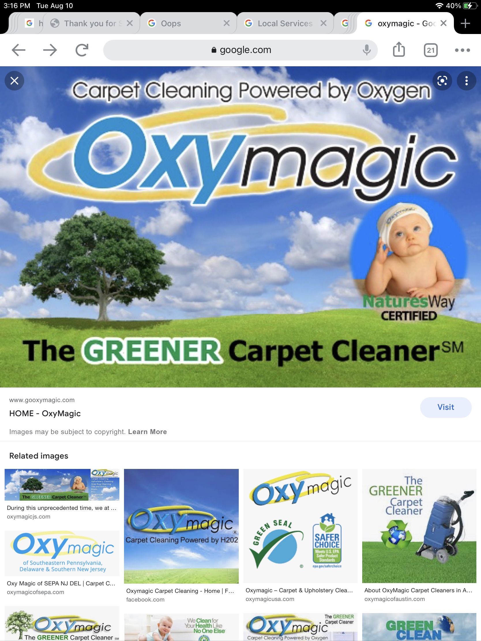 Avatar for oxymagic Carpet Cleaning Of Phenix City