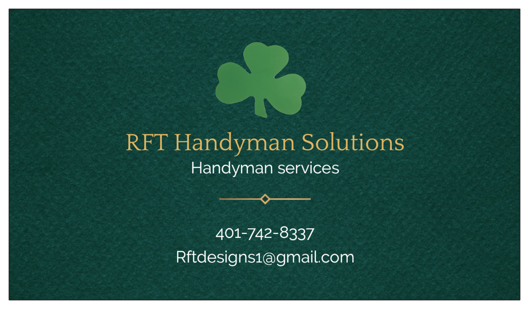 RFT Handyman Solutions logo
