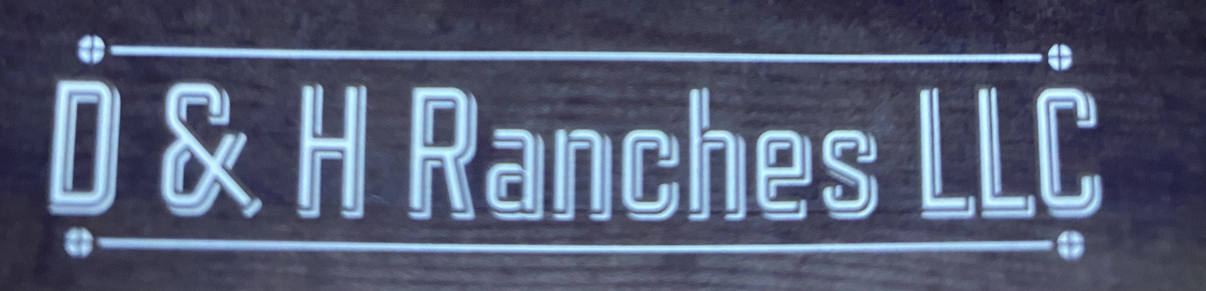 D & H Ranches logo