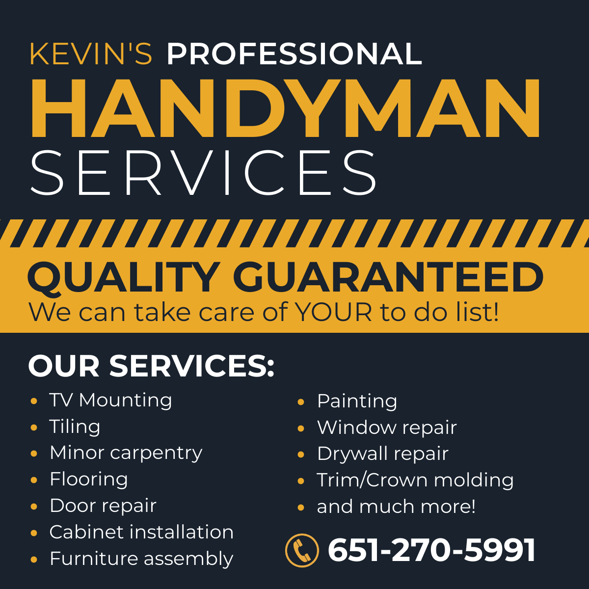 Kevin's Handyman Repair Services logo