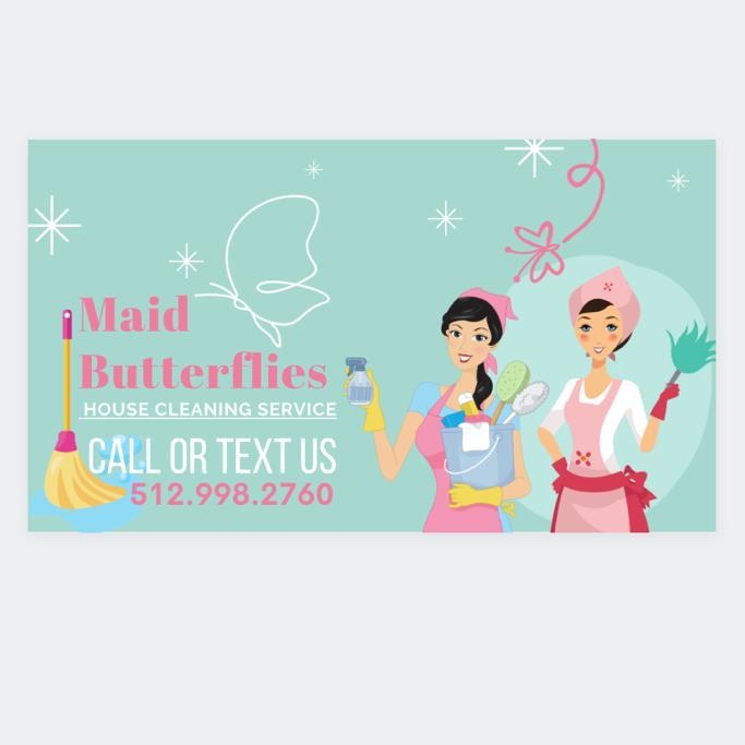Maid butterflies logo