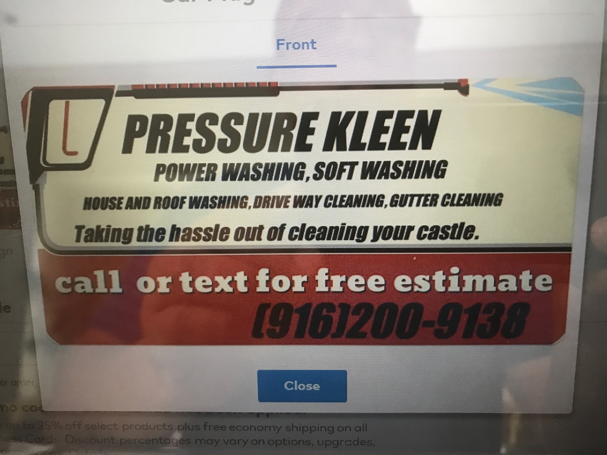 Logo for Pressure Kleen