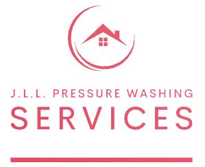 Logo for J.L.L. Pressure washing services