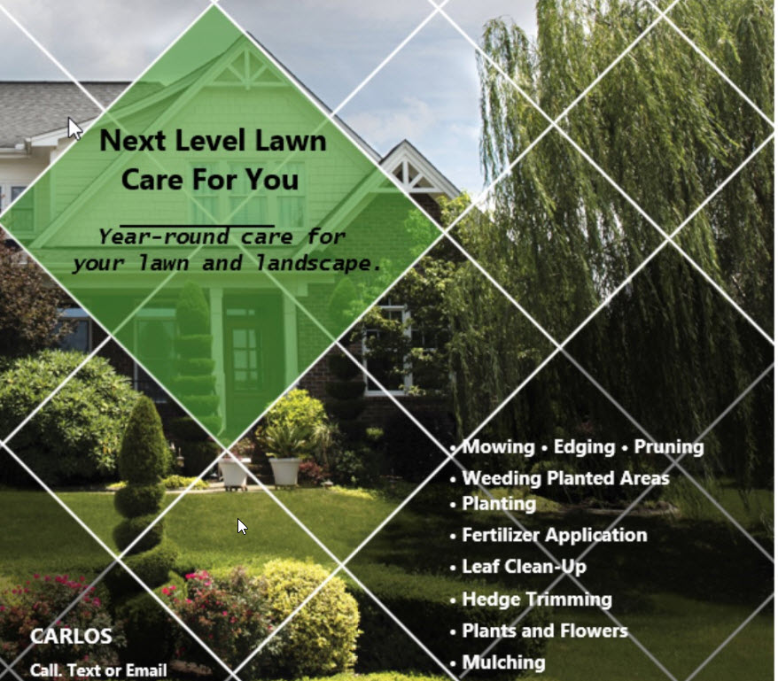 Next Level Landscaping logo