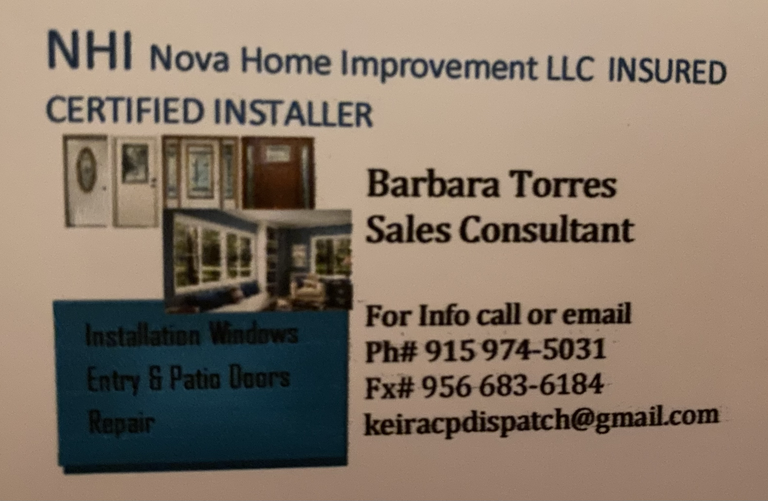 Nova Home Improvement logo