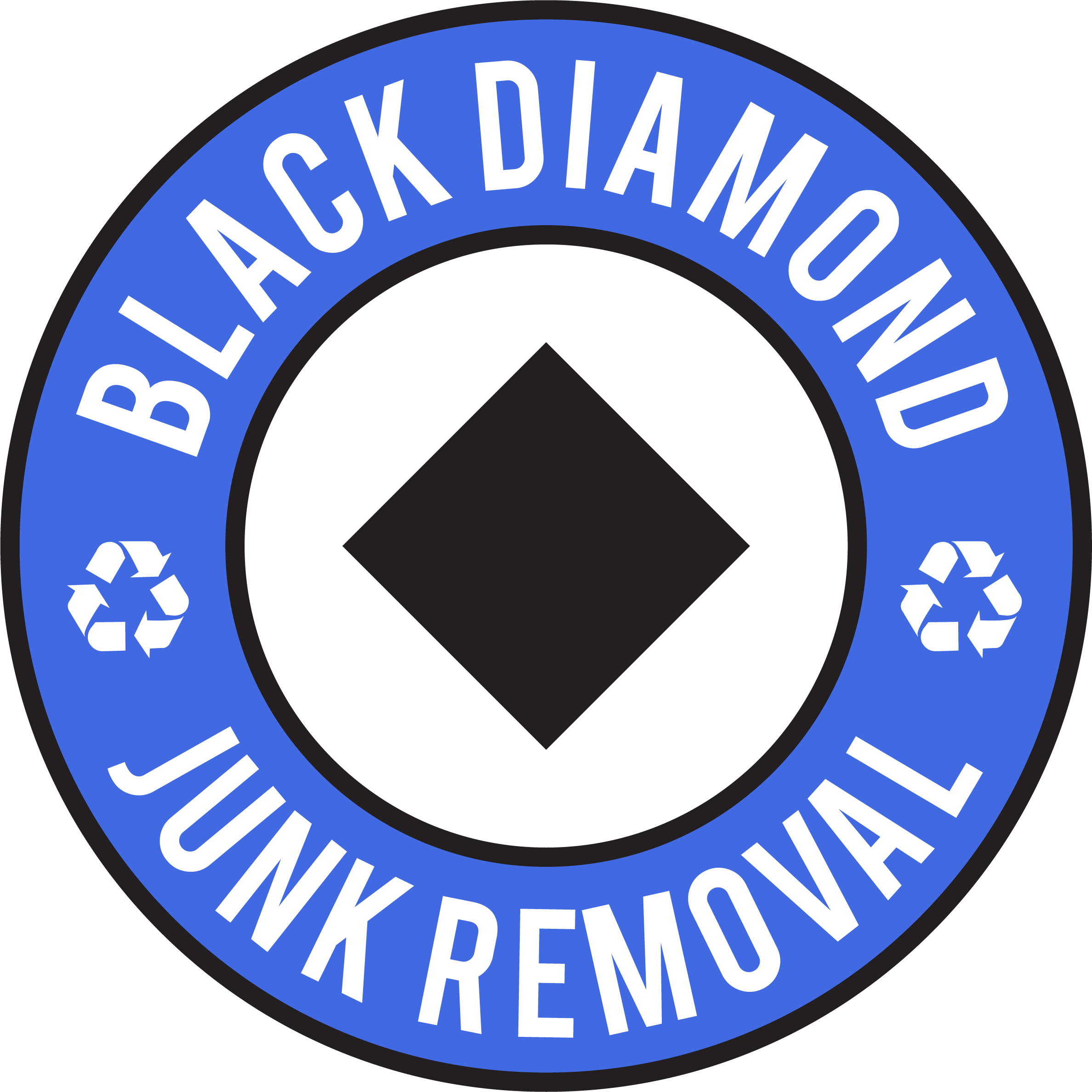 Logo for Black Diamond Junk Removal