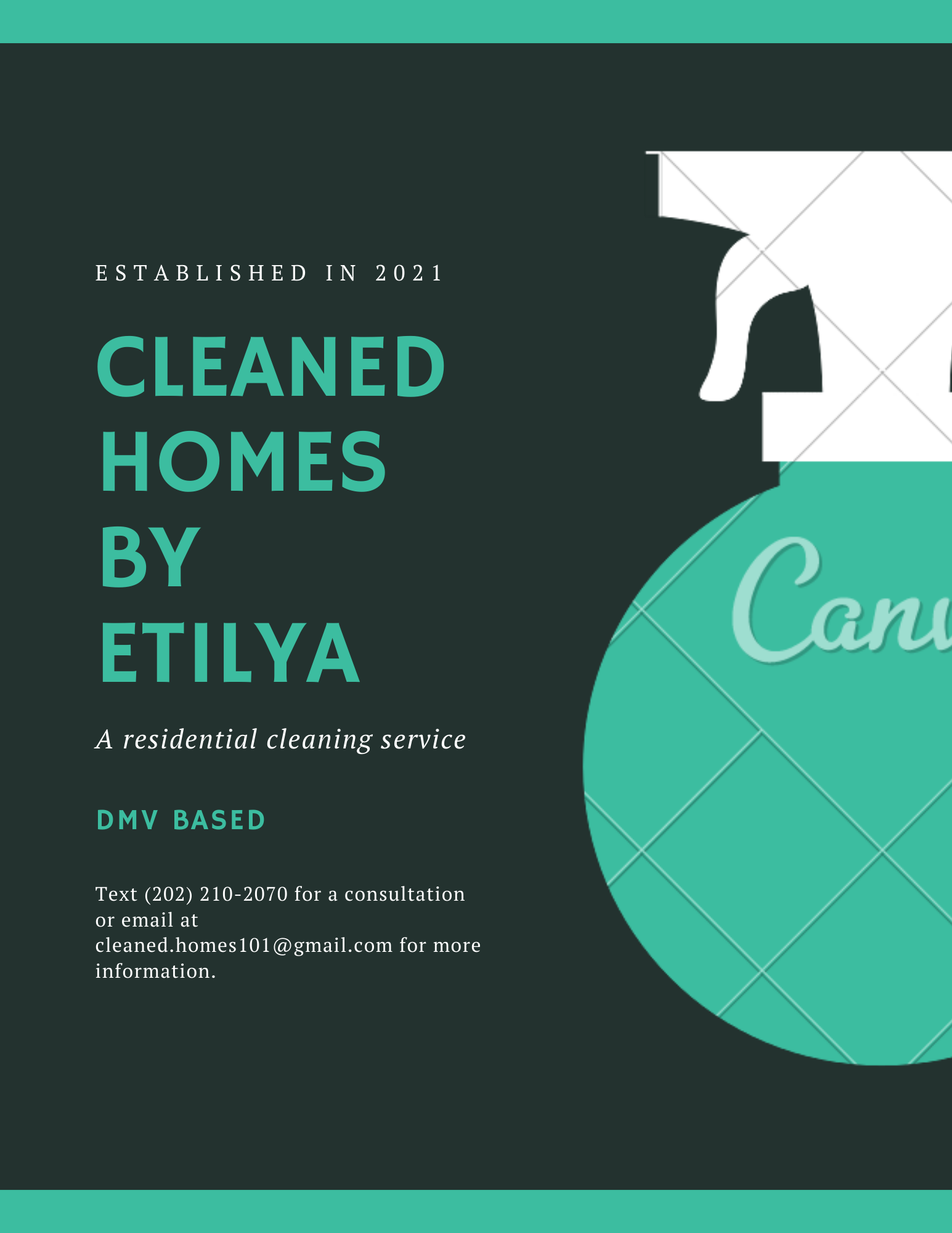Cleaned Homes by Etilya logo