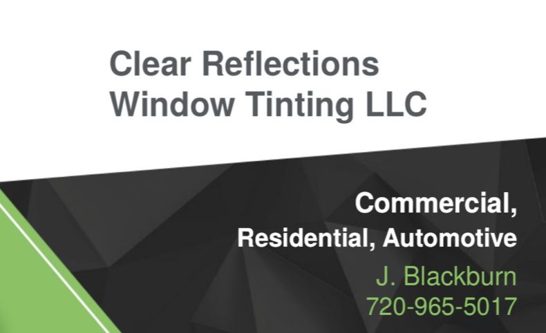 Clear Reflections Window Tinting LLC logo