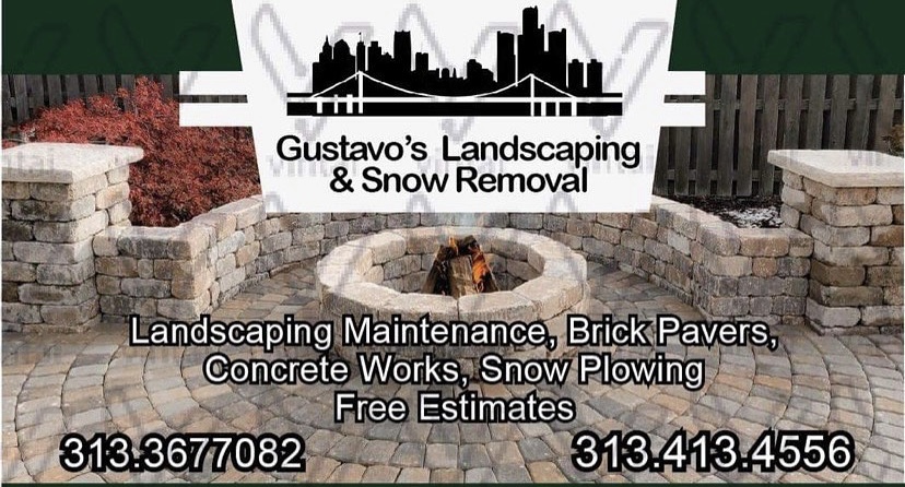 Gustavos landscaping logo