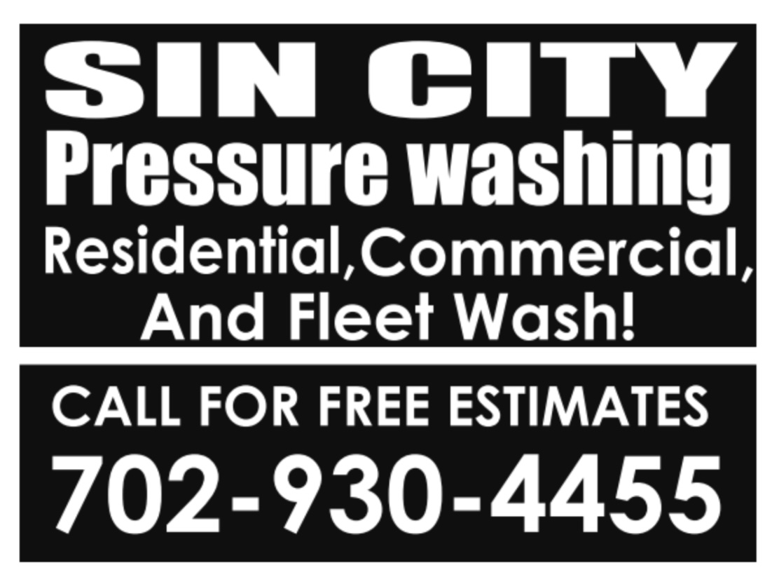 Logo for Sin City Pressure Washing