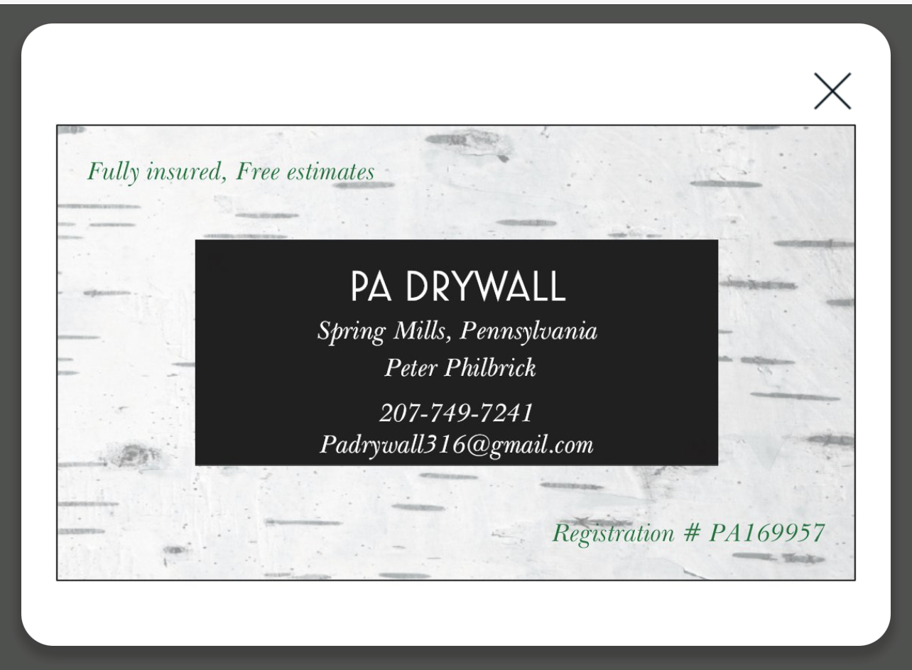 PA Drywall logo