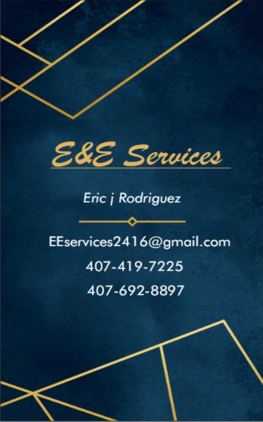 E&E Services. logo