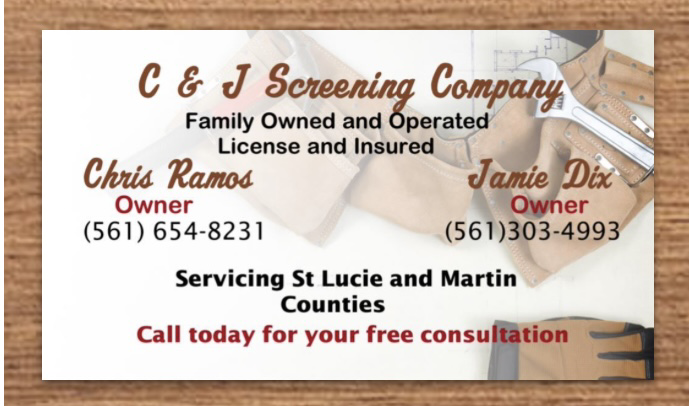 C & J Screening Company logo
