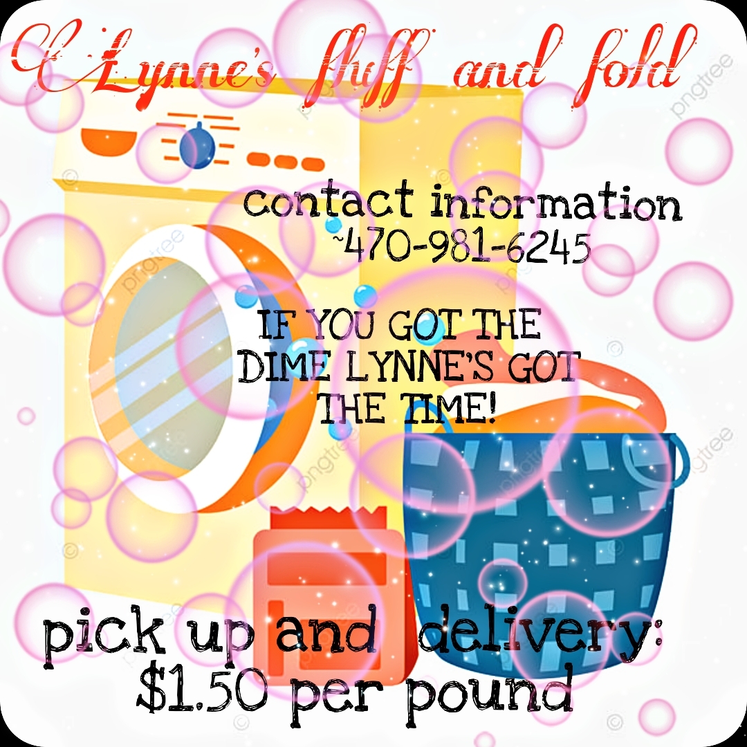 Lynne's Fluff &Fold logo