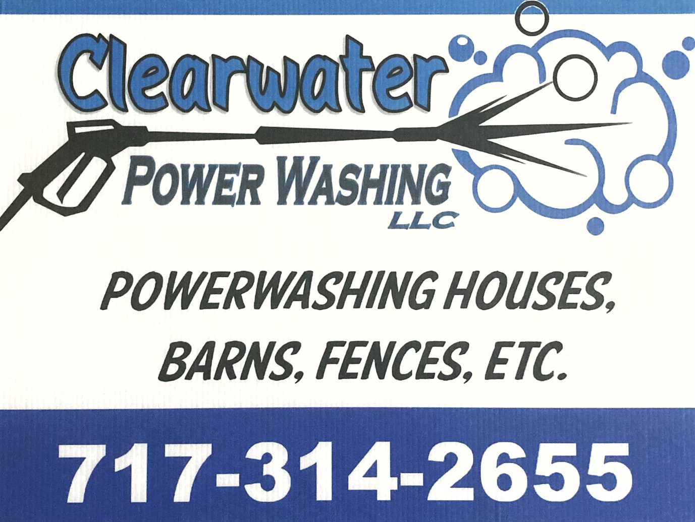 Logo for Clearwater Power Washing