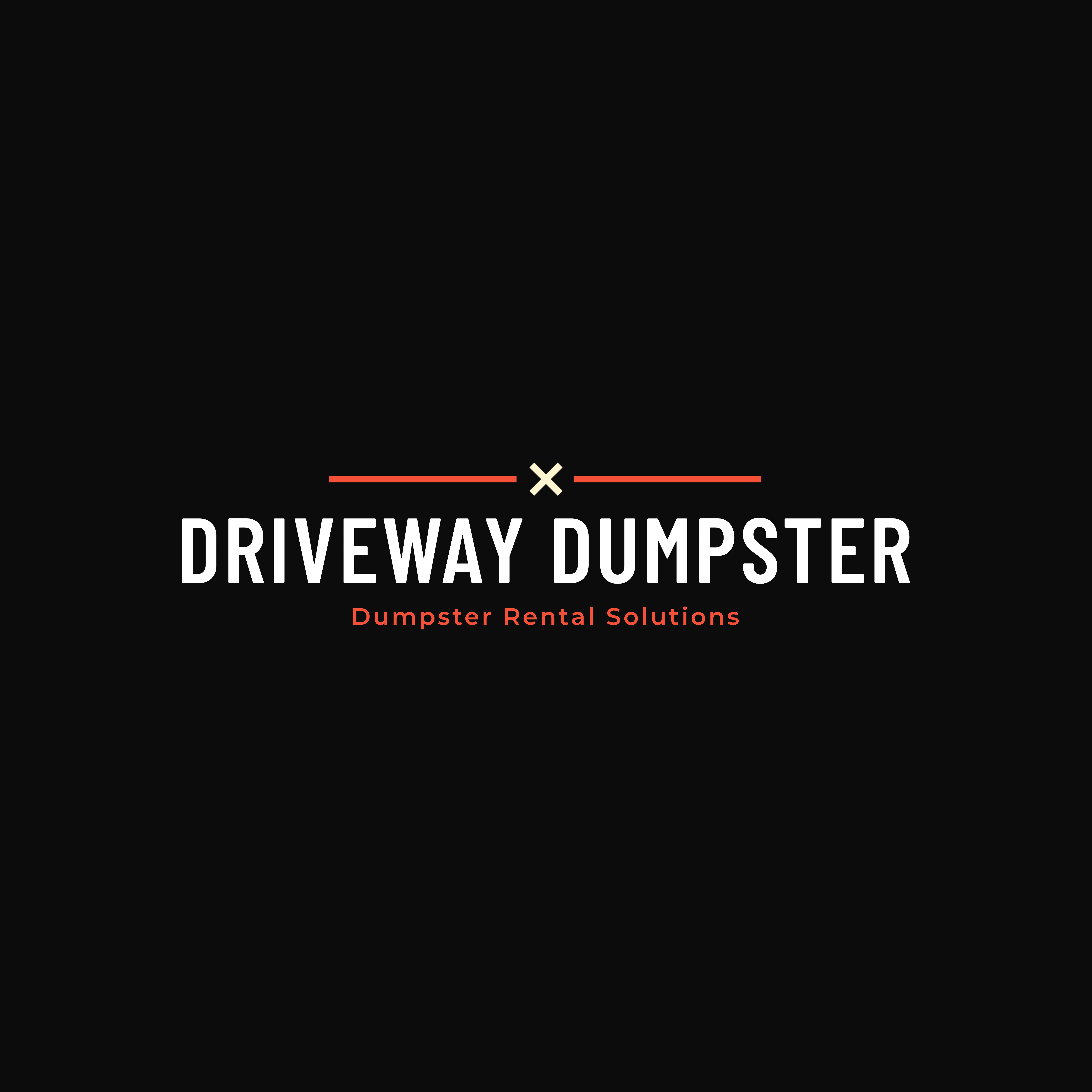 Logo for The Driveway Dumpster LLC