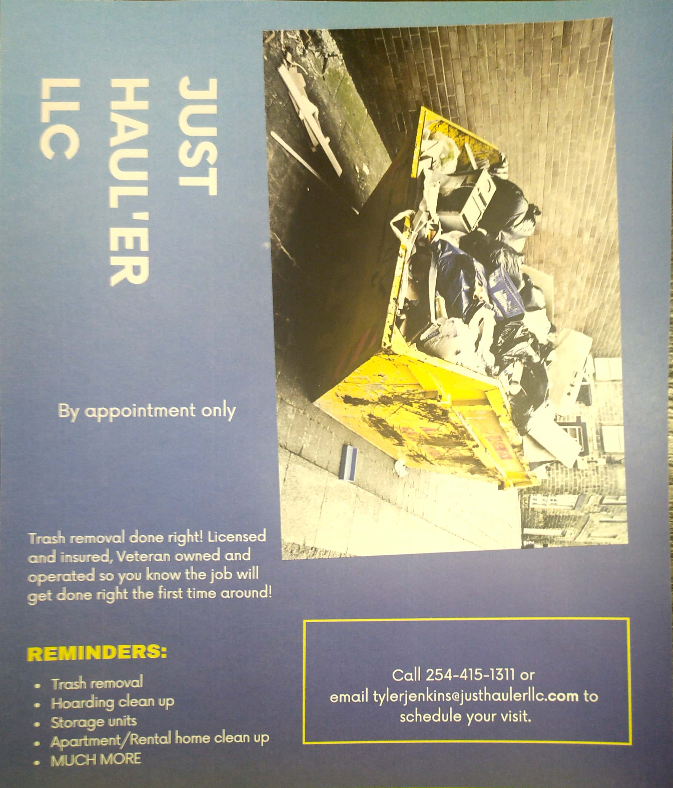 Logo for Just Hauler LLC