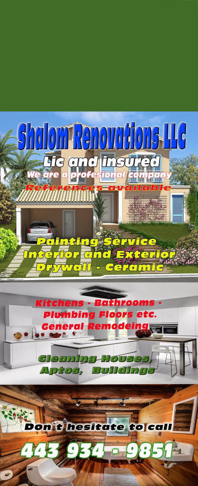 Logo for SHALOM RENOVATIONS LLC