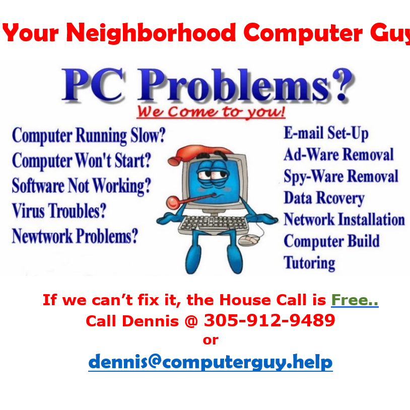 NEIGHBORHOOD COMPUTER GUY logo