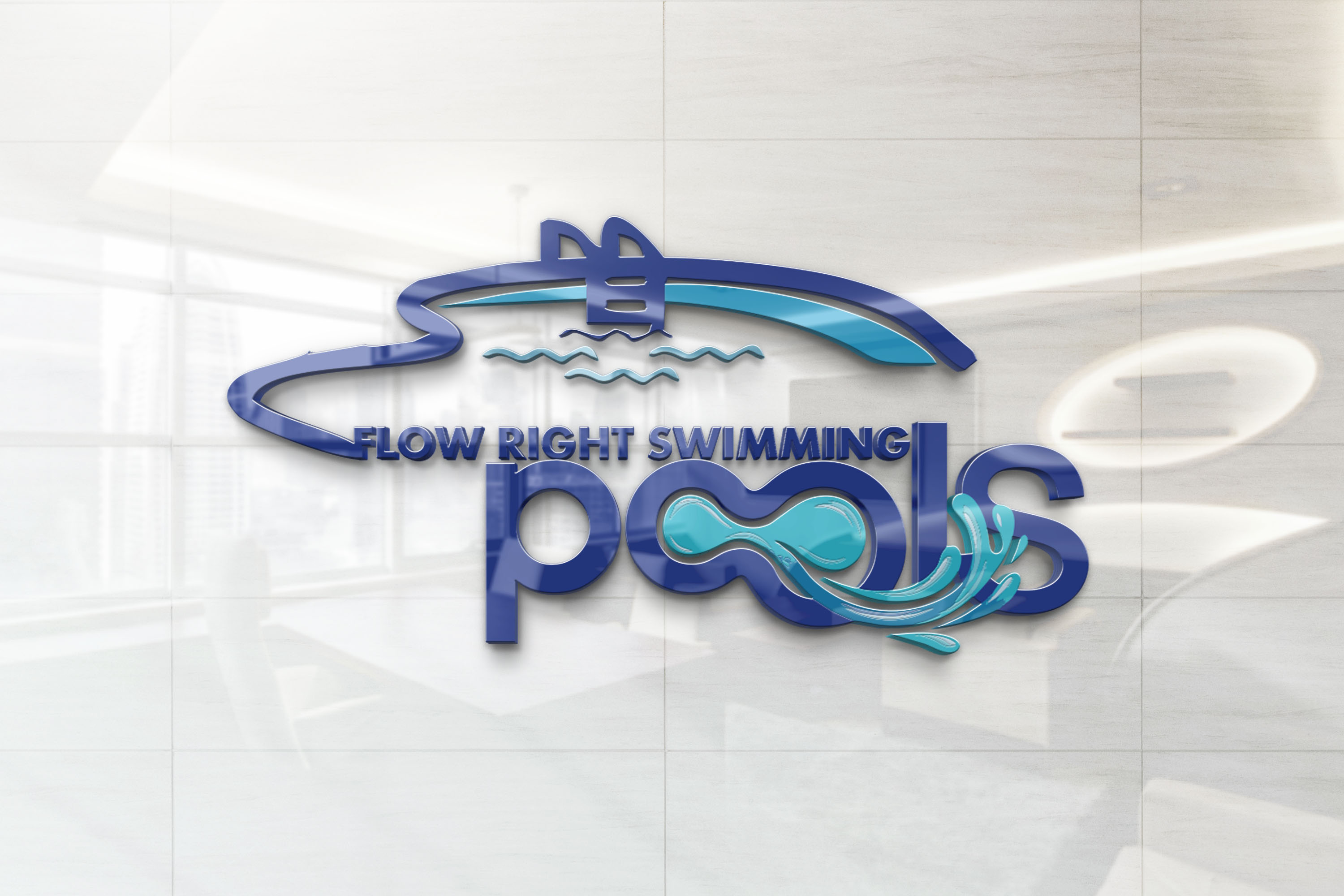 flow right swimming pools inc logo