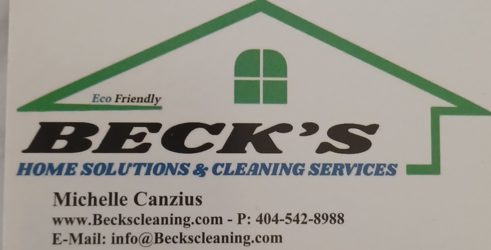 Logo for Beck's Home Solutions and Cleaning Services