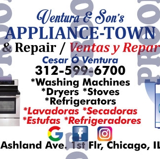 Ventura and Son's Appliance Town logo
