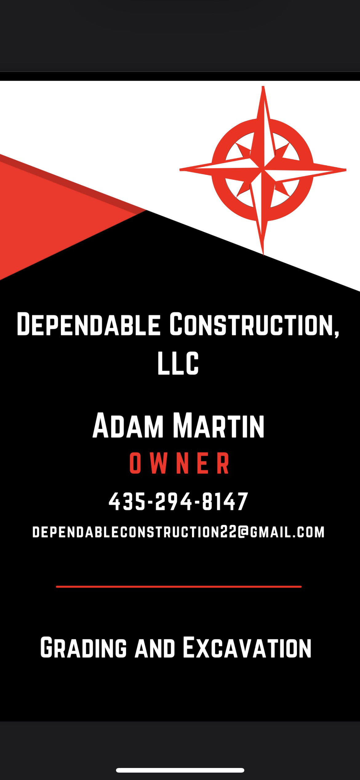 Dependable Construction logo