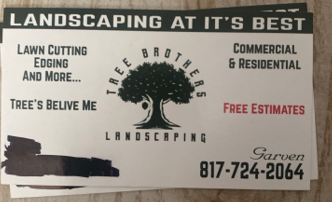 Logo for Tree brothers landscaping llc