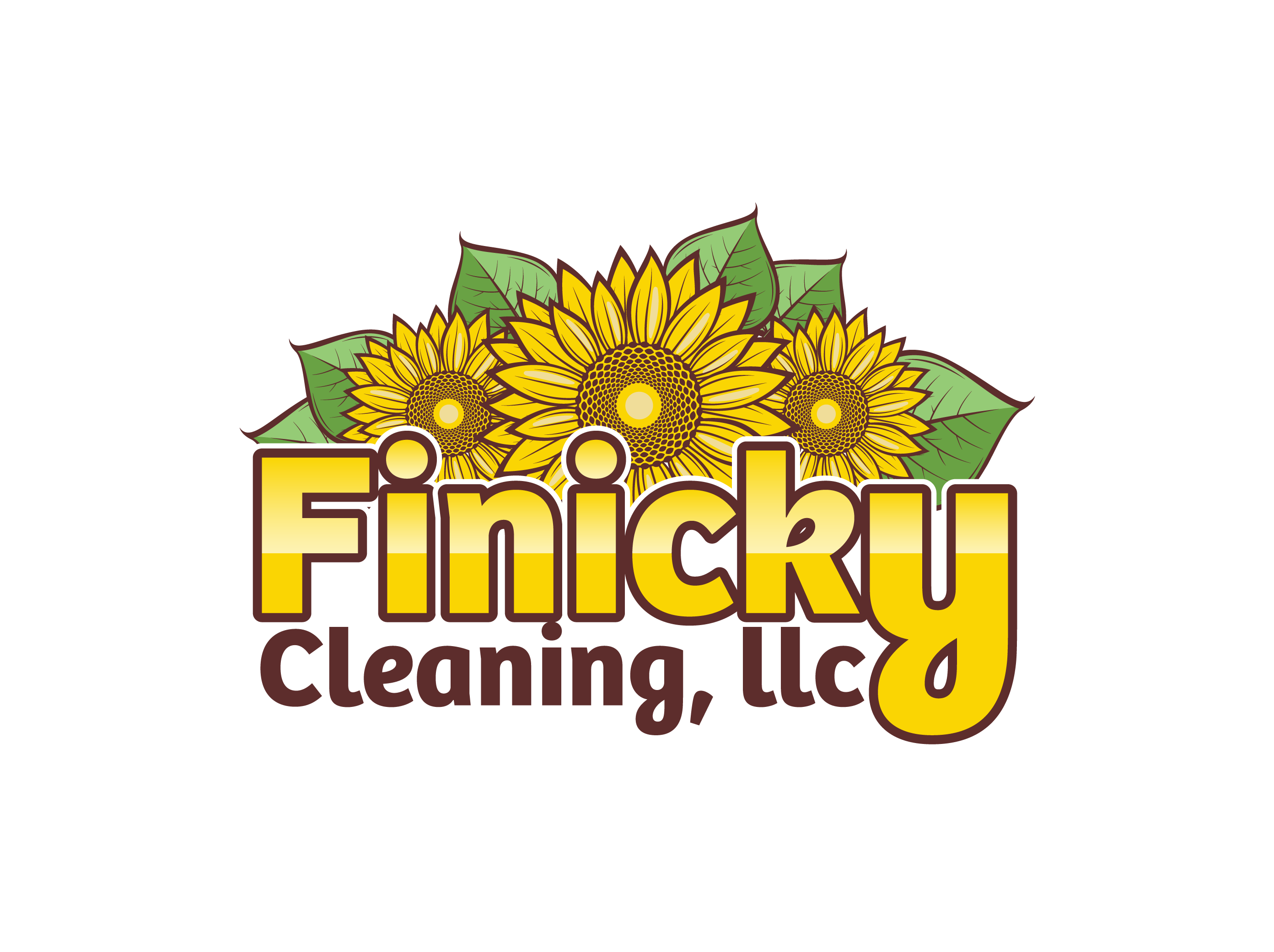 Logo for Finicky Cleaning, LLC