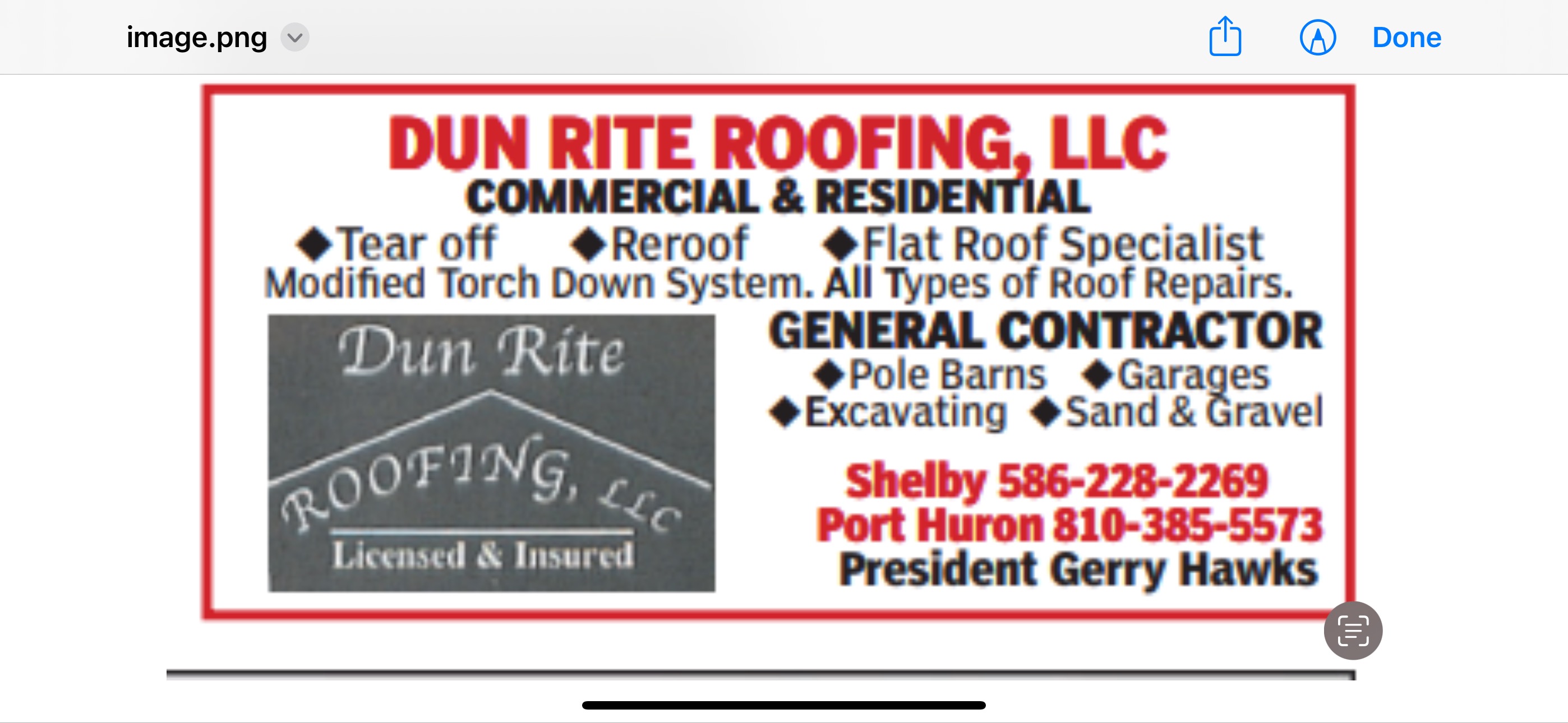 Dun Rite Roofing L.L.C logo