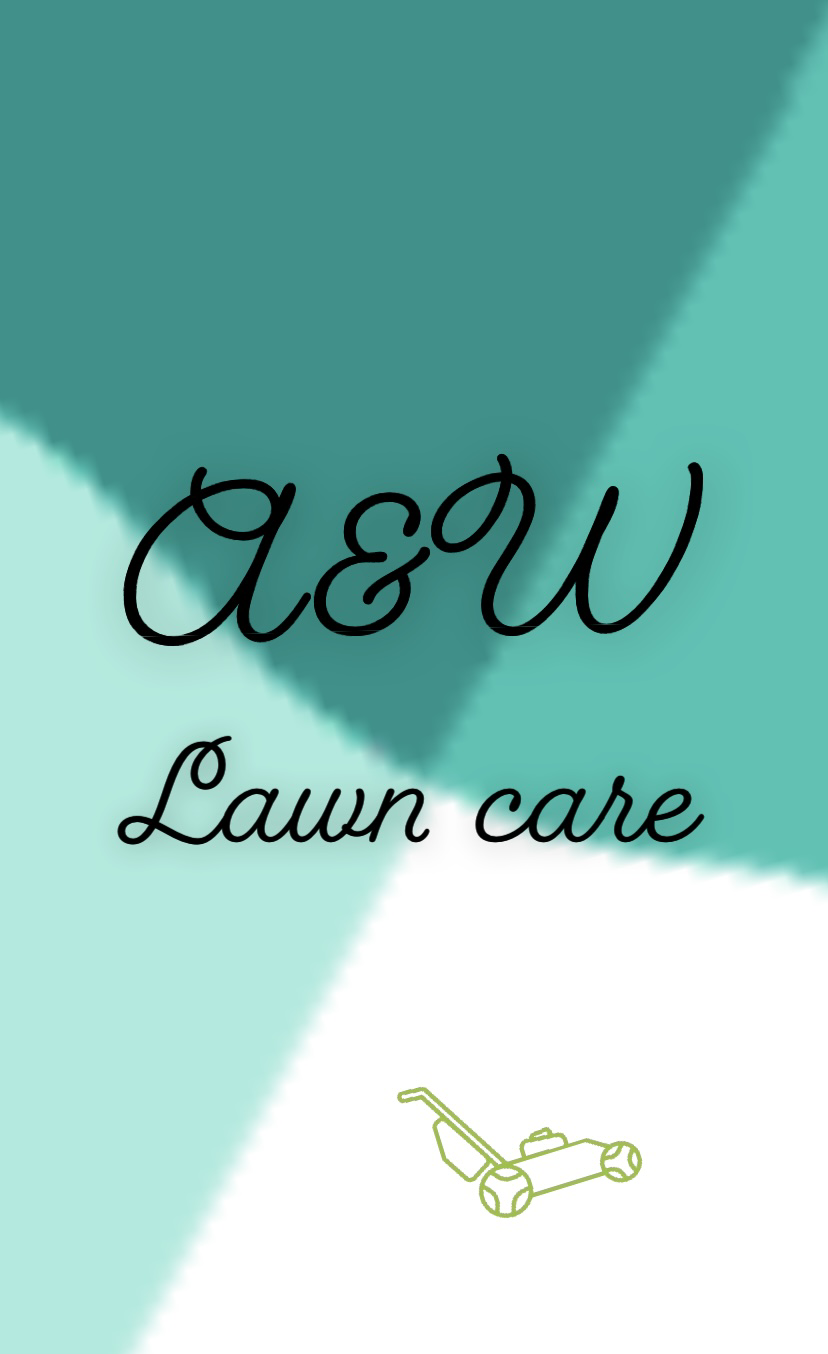 A&w lawn care logo