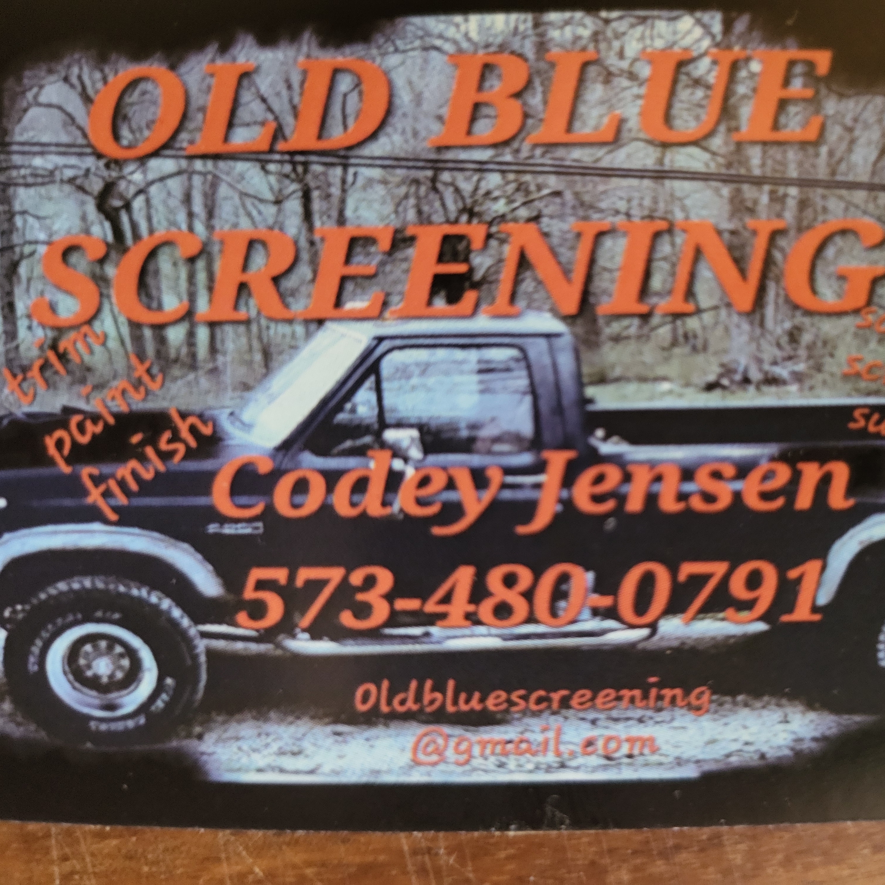 Old Blue Screening logo