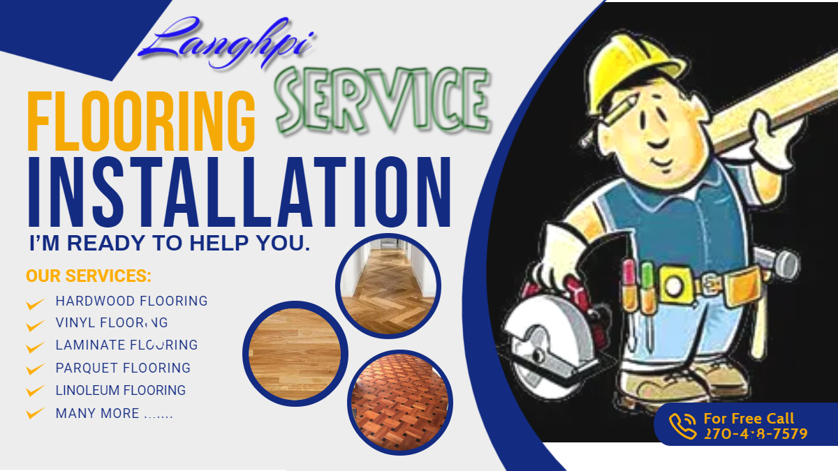 Langjpi flooring installation logo