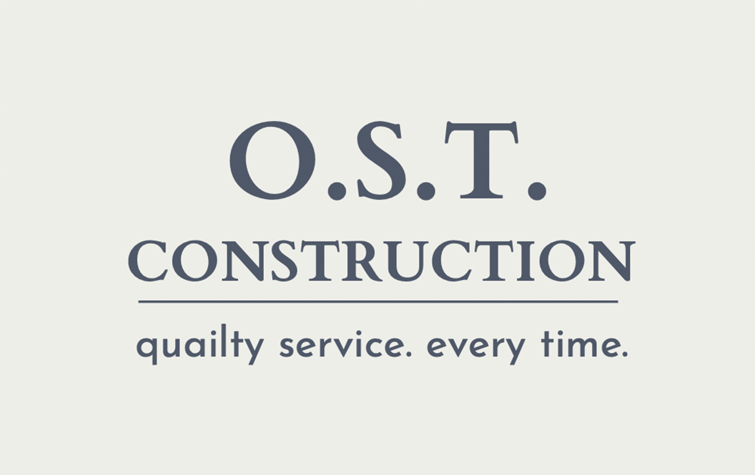 O.S.T. construction logo