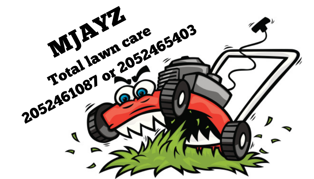 Logo for mjayz total lawn care