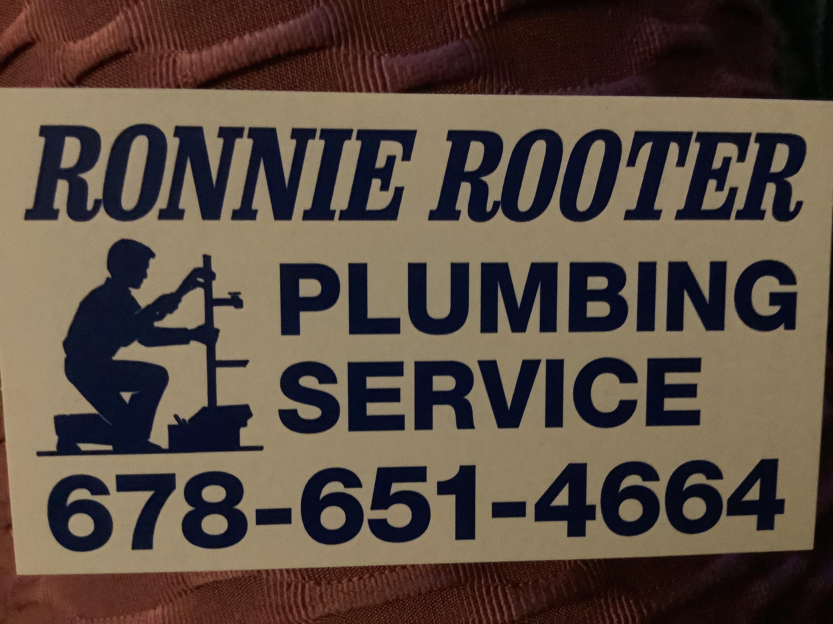 Ronnie Rooters Plumbing Services logo