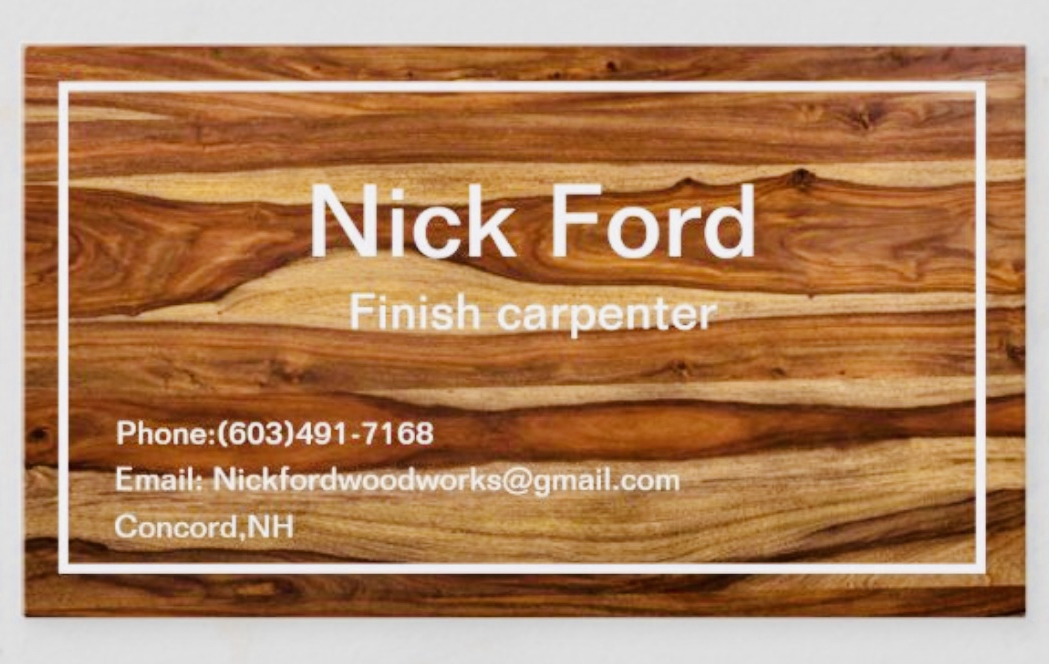 Logo for Nick ford woodworks