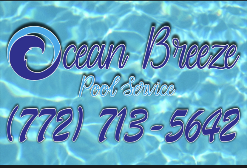 Ocean Breeze pool service logo