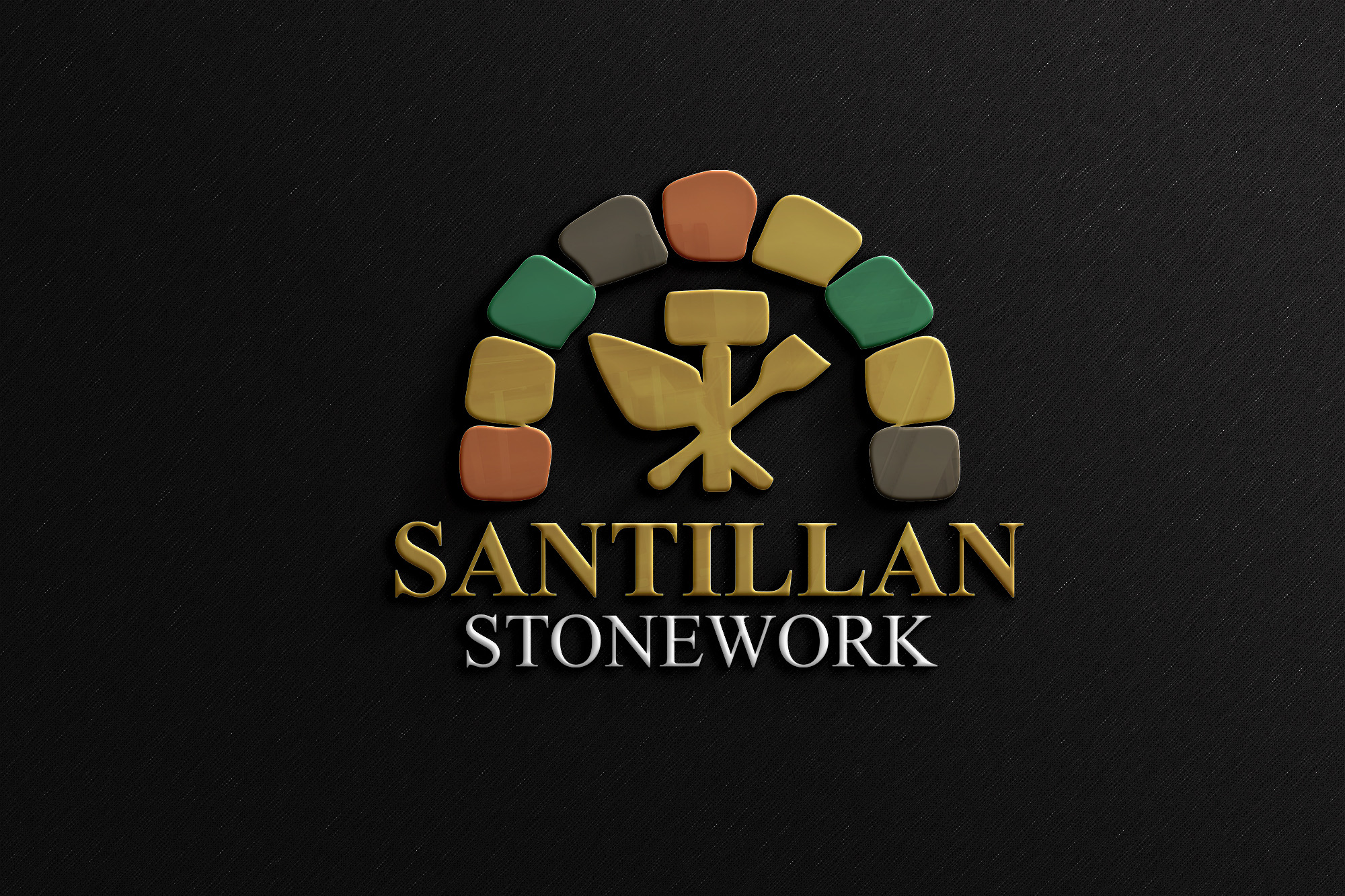 Santillan Stonework logo