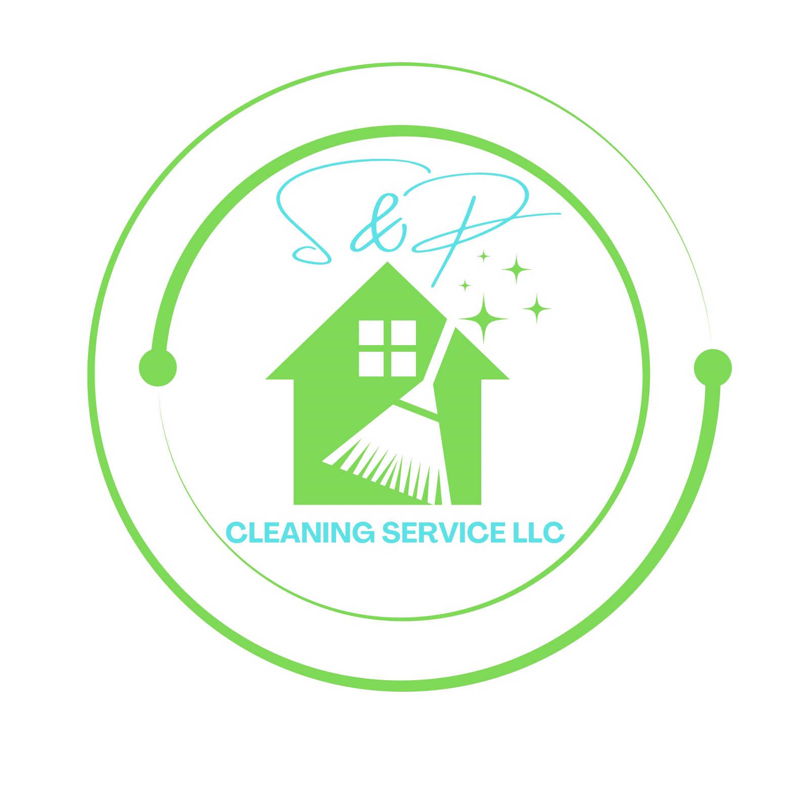 Logo for S&P Cleaning Services LLC.