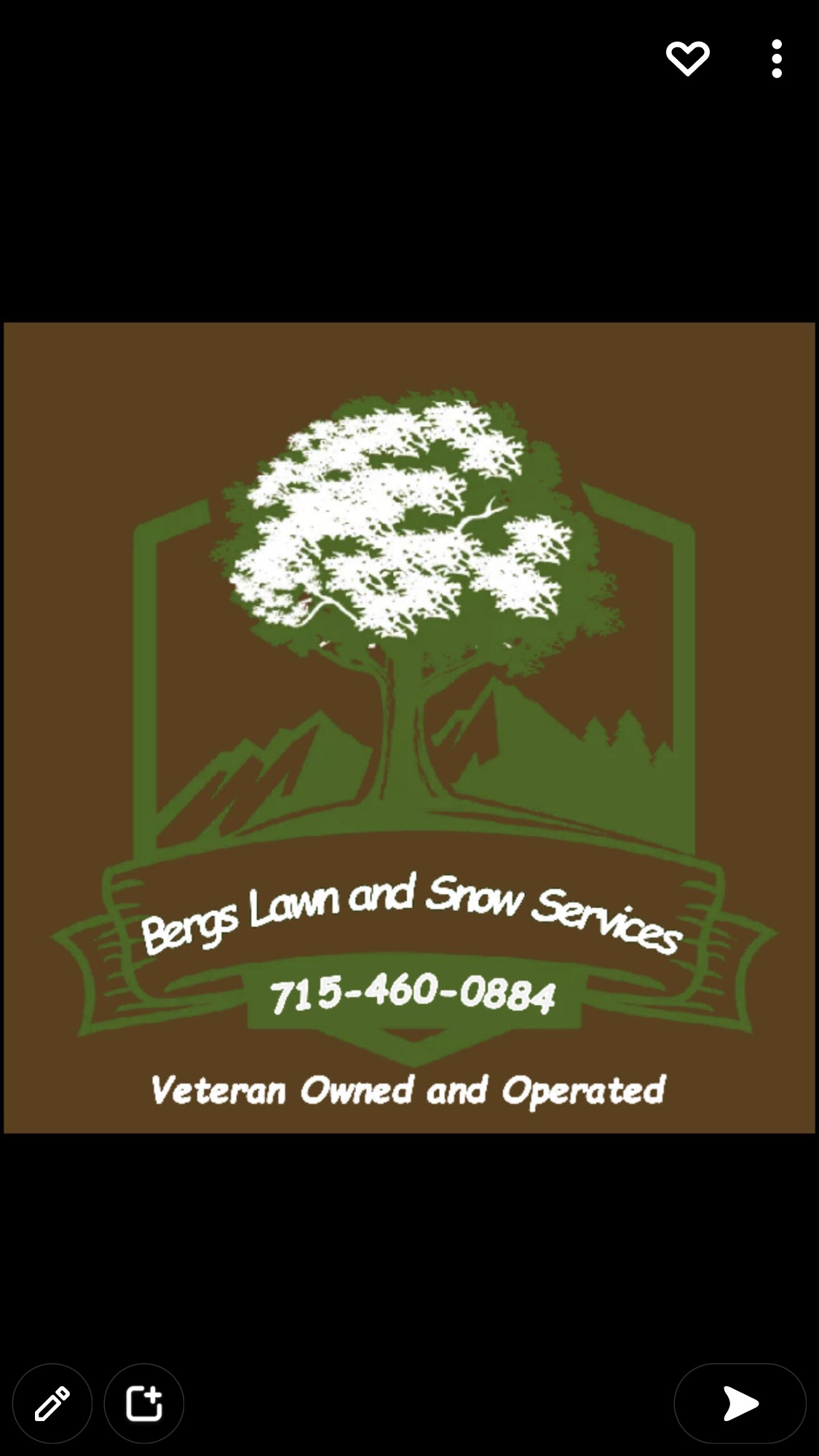 Bergs Lawn and Snow Services logo