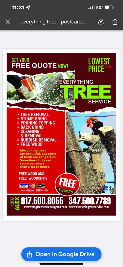 Logo for Everything Tree Service