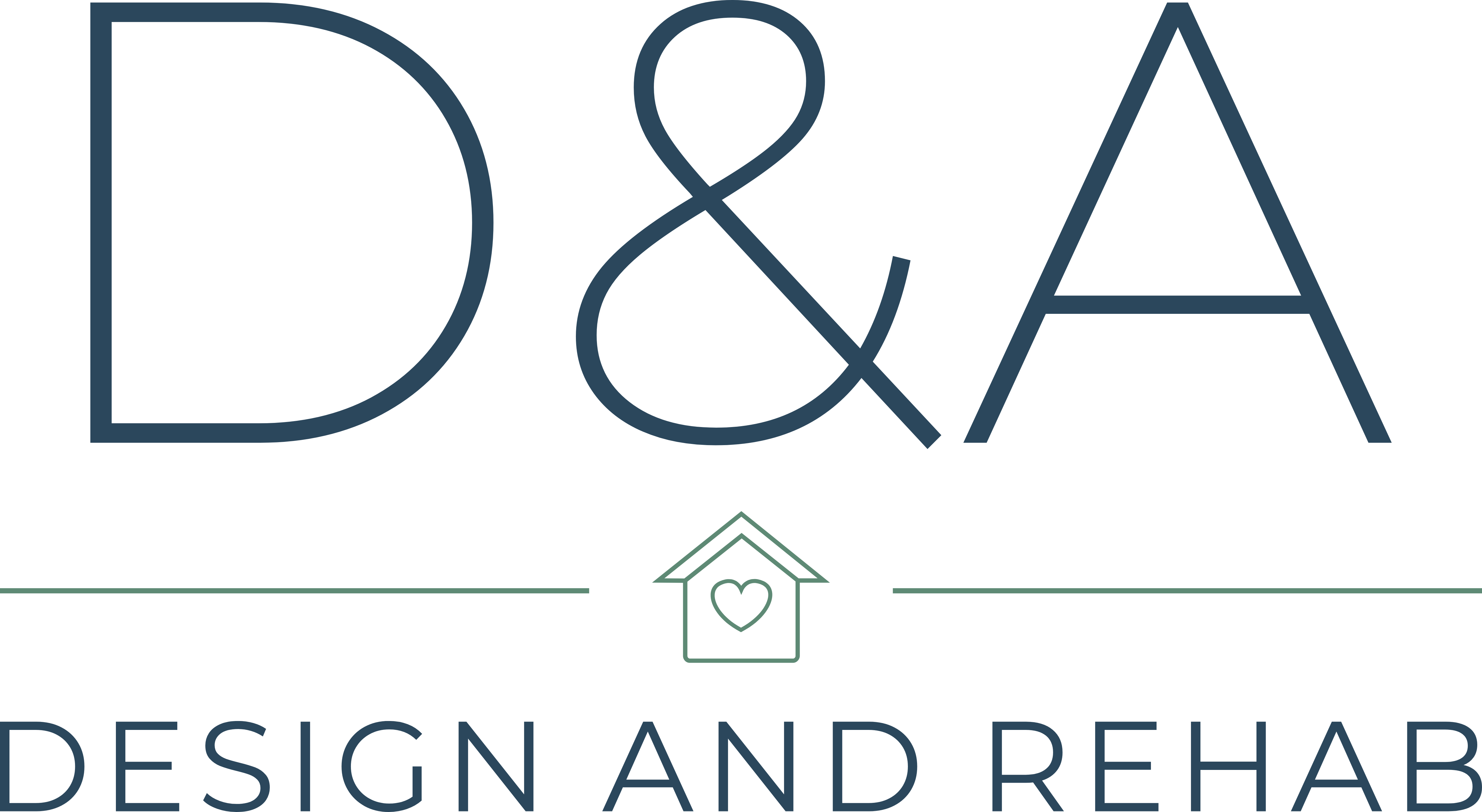 D&A Design and Rehab logo