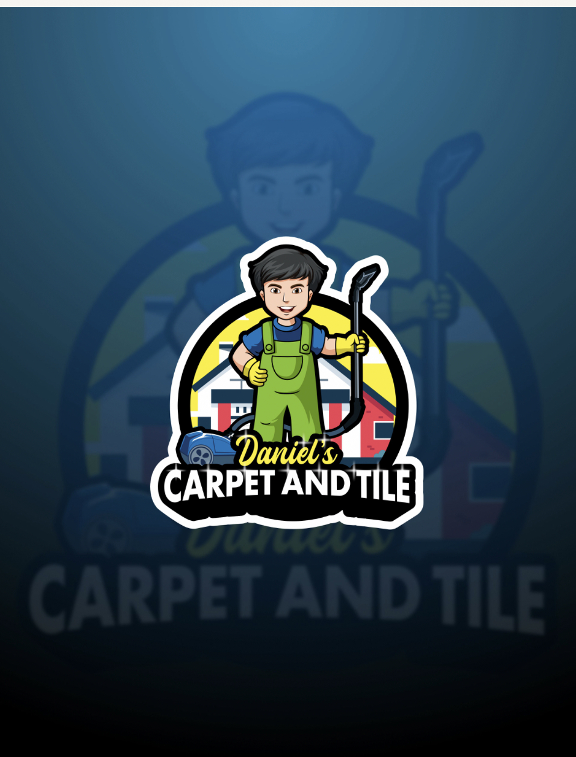 Daniels Carpet tile grout and upholstery cleaning logo
