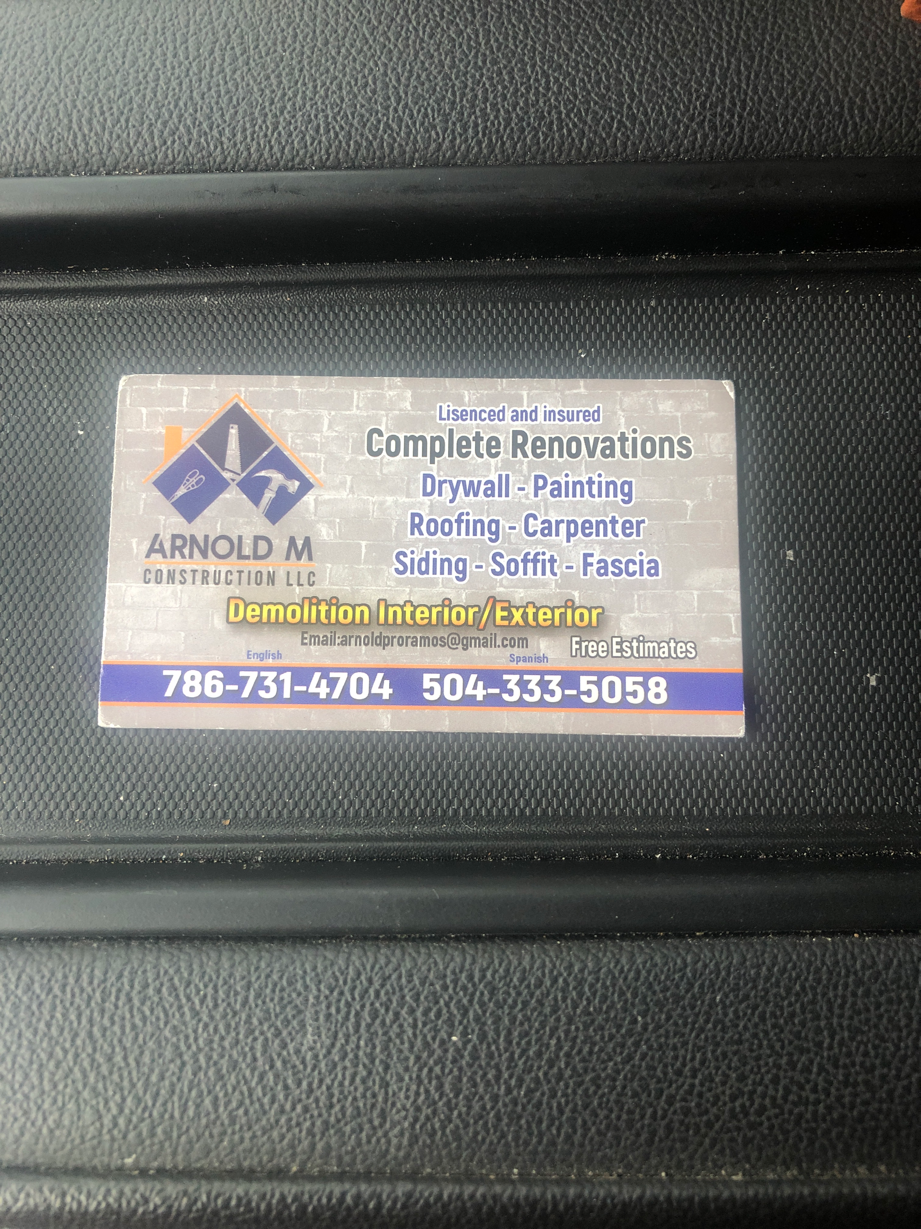 Avatar for ARNOLD M CONSTRUCTION LLC