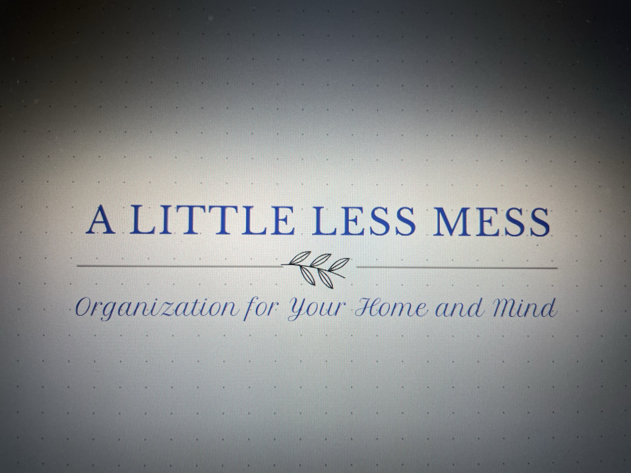 A Little Less Mess logo