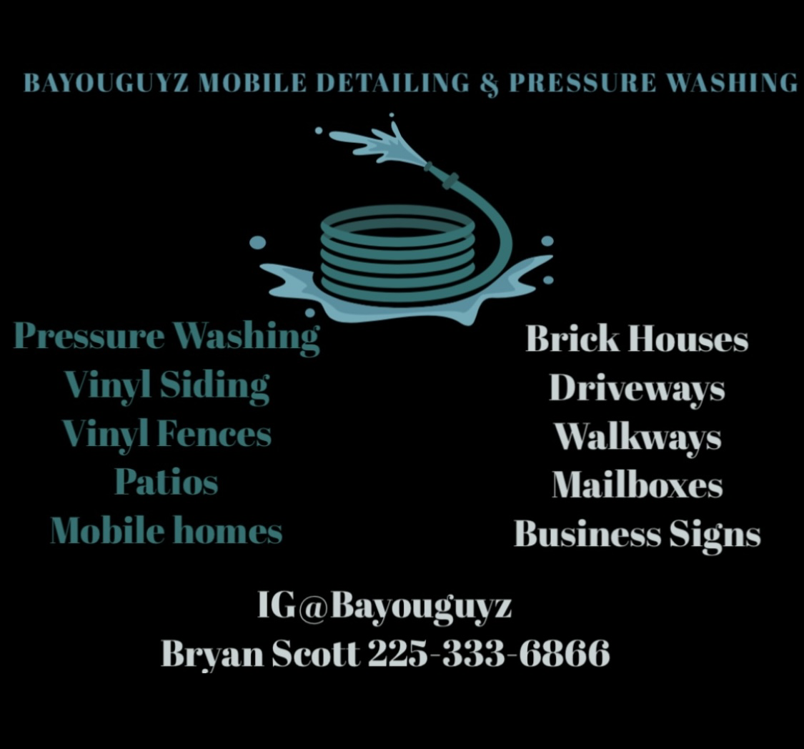 Bayouguyz Mobile Detailing & Pressure Washing logo