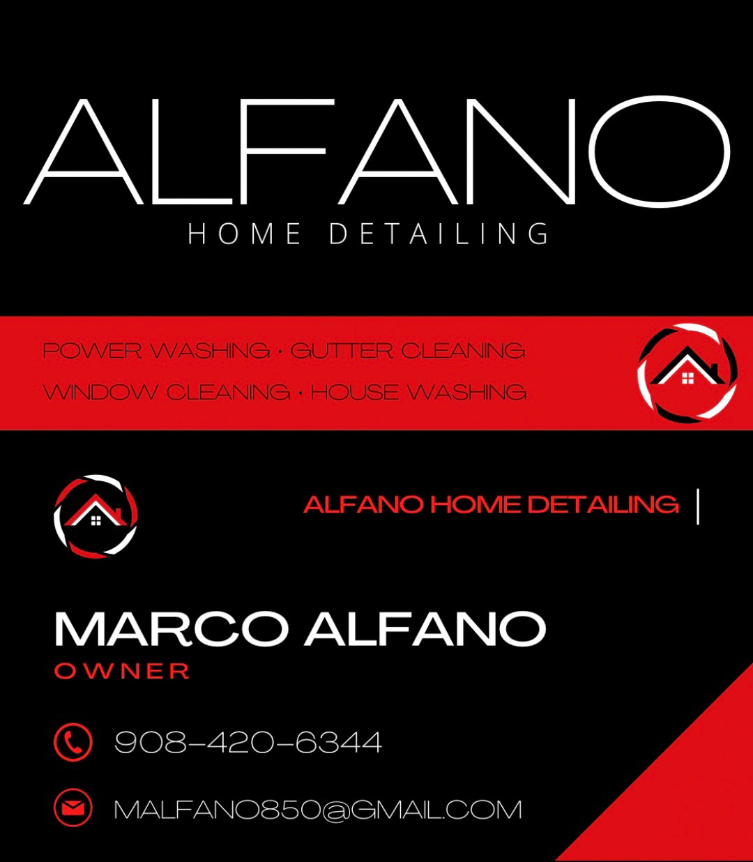 Alfano Home Detailing logo