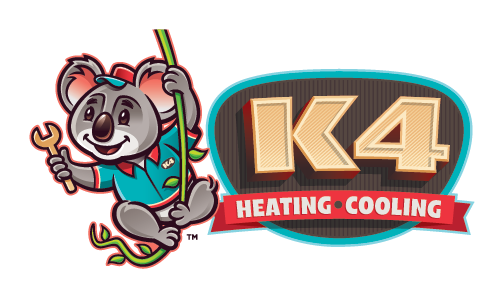 k4 heating & cooling logo
